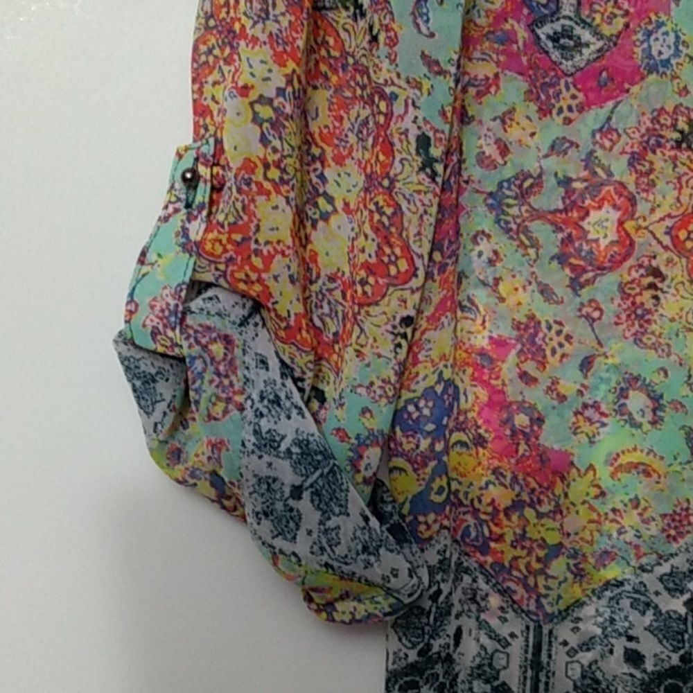 Daniel Rainn Multicolor Floral Boho Top - XS - Picture 4 of 8